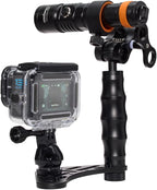 GoPro HERO13 Waterproof Action Camera Dive Kit with 5.3K60 UHD Video, 27MP HDR Photos - Bundle with Protective Housing, Video Light Pack, Camera Tray, Double Clip, 64GB microSD Card (Hero13)