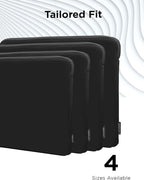 Lenovo Basic Laptop Sleeve 13 Inch Notebook/Tablet Compatible with MacBook Air/Pro Neoprene Material - Soft Fleece Lining - Zippered Top Opening - Black