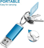TOPESEL USB Flash Drive 50 Pack 2GB USB 2.0 Flash Drive High Speed 4G Memory Stick for PC Laptops, Tablets, TVs, Car Audio (Blue)