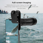 Andoer 300MM Phone Telephoto Lens for Smarphone Zoom Lens 10X with Universal Lens Clip Cleaning Cloth Storage Bag for Hiking Camping Wildlife Observation Moon Sports Game Concert Watching