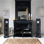 triangle - BOREA BR10 Hi-Fi Floorstanding Speakers - Power handling 200W - Efficiency 92 dB/W/m - 21cm Drivers - Versatile Music and Home Cinema - 245 x 1110 x 380 mm - Black (Piece)
