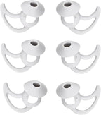 3 Pairs Earbuds Replacement Tips Large，Silver Earbud Tips ，Silicone Eartips Compatible with Bose QuietComfort and Sport Earphones