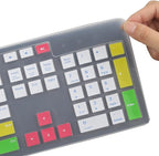 Keyboard Cover Skin for Dell KM636 KB216 KB216t KB216d KB216p Wired & Wireless Keyboard, Dell Optiplex 5250 3050 3240 5460 7450 7050, Dell Inspiron Desktop 24" 27" 5400 5490 7700 7790 3475 3670 3477