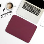 RAINYEAR 11-11.6 Inch Laptop Sleeve Protective Case Soft Lining Carrying Bag Padded Zipper Cover Compatible with 11.6" MacBook Air for 11" Notebook Computer Tablet Chromebook (Red, Upgraded Version)