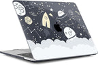 Batianda Case for M1 MacBook Air 13 Inch Model A2337 A2179 A1932 2021 2020 2019 Release,Lovely Creative Series Design Hard Shell with Keyboard Cover & Screen Protector, Aviation