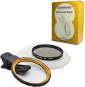 67mm Clip-on CPL Phone Camera Lens Filter, Polarized Camera Lens CPL Filter for iPhone 16 15 Pro Max Plus 14 13 Pro Max Mini 12 11 X XS Max Galaxy