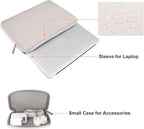 MOSISO Laptop Case 16 inch, 15-15.6 inch Laptop Sleeve Bag Compatible with MacBook Pro 16 inch, HP, Acer, Dell, Lenovo, ASUS Notebook, Neoprene Computer Sleeve Bag with Small Case, Rock Gray