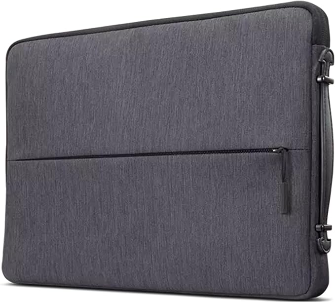 Lenovo 600 Bluetooth Silent Mouse, Blue Optical Sensor, Adjustable DPI, 4 Button & Urban Laptop Sleeve 14 Inch for Laptop/Notebook/Tablet Compatible with MacBook Air/Pro