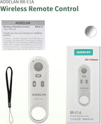 Camera Remote Control for Canon - Aodelan Wireless Shutter Release Trigger for R3/ R10/ M50/ EOS M6 Mark II/R/RP /90D /6D Mark II /R5/T7i /G5 X Mark II /G7 X Mark III; Replaces Canon BR-E1