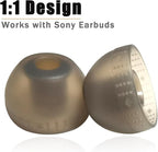 Silicone Replacement Ear Tips for Sony 1000XM5/1000XM4/LinkBuds S/WF-C500/WF-C700N/WF/WI/XBA Earbuds, 4 Pairs