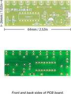 Soldering Practice Kit Sound-Activated LED Chaser Kit - DIY Soldering Project with 10 LEDs & Microphone Sensor (12V DC) for Electronics Beginners & STEM Education