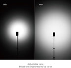 Iris Portable LED Photography Light Standard Kit with LCD Display, App Control, Adjustable Lens, CRI/TLCI 96+, 2700-6500K, Bi-Color Camera Light for Content Creators, 5W, Black
