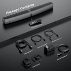 Sound Bar for Smart TV,90W Soundbar with Bluetooth/ARC/Optical/AUX Connect, Auto Volume Boost, 3 Customizable Equalizer Modes, 2 in 1 Detachable Soundbar for TV/PC/Gaming/Projectors
