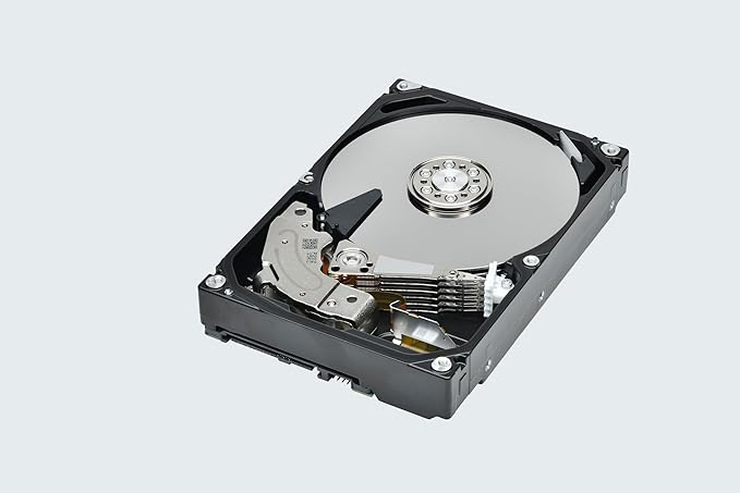 Toshiba N300 PRO 4TB Large-Sized Business NAS (up to 24 Bays) 3.5-Inch Internal Hard Drive - Up to 300 TB/Year Workload Rate CMR SATA 6 GB/s 7200 RPM 512 MB Cache - HDWG740XZSTD
