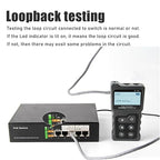 NF-488 Network Cable Testers RJ45 Continuity Checking CAT5 CAT6 LAN Ethernet Cables POE Ethernet Power Tester DC Power & Switch Loop-Back Test POE Detector Network Tool