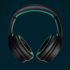 Bose QuietComfort Bluetooth Headphones, Wireless Headphones with Active Over Ear Noise Cancelling and Mic, Deep Bass, Up to 24 Hours of Playtime, Black