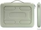 DOMISO 17 inch Laptop Sleeve with Handle Shockproof Computer Bag Waterproof EVA Protective Carrying Case for 17.3" MSI GS73VR Stealth Pro/HP Envy 17/LG Gram 17"/ROG Strix GL702VS, Mint Green