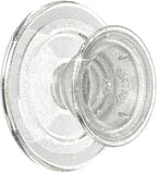 PopSockets Phone Grip for MagSafe with Kickstand, Magnetic Stand, Swappable Top, Secure Hold for iPhone MagSafe Cases, Phone & Tablet Grip, Cute PopSockets - Clear Glitter