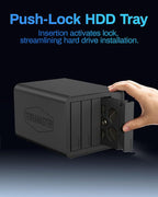 TERRAMASTER F4-424 Max NAS Storage - 4Bay Core i5 1235U 10-Cores 12-Threads, 8GB DDR5 RAM, Dual 10GbE Ports, Network Attached Storage Peak Performance for Business (Diskless)