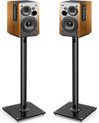 PERLESMITH Universal Floor Speaker Stands 26 Inch for Surround Sound, Klipsch, Sony, Edifier, Yamaha, Polk & Other Bookshelf Speakers Weight up to 22lbs - 1 Pair