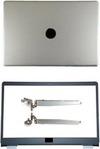 New Replacement Laptop LCD Cover Back Rear Top Lid Hinges Front Bezel for Dell Inspiron 15 5000 5593 032TJM 32TJM YCYPN 0YCYPN AP2RI000200 Silver