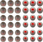 Replacement Earbud Tips Silicone Ear Tips for in- Ear Headphones Eartips Tips (Inner Hole from 3.8mm-5.5mm Earphones) Earbud Replacement Tips Earbuds Cap 18 Pairs S M L