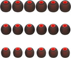 Earbud Replacement Tips Silicone Earbud Tips Ear Tips Fit for in-Ear Headphones (Inner Hole 3.8mm -5.1mm) Earbud Rubber Tips Earbud Covers 9 Pairs S/M/L