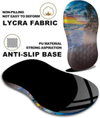 Mouse Pad Wrist Support, Ergonomic Mouse Pad with Massage Dot, Comfortable Computer Mouse Pad for Laptop, Wrist Rest Pain Relief Mousepad with Non-Slip PU Base for Office & Home, 12 x 8 in