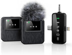 3-in-1 Mini Microphone for iPhone, Android, Camera - 328ft Long Range, 20H Battery Life, Wireless Microphones, Lapel Mic with AI Noise Reduction for Video Recording, YouTube, TikTok