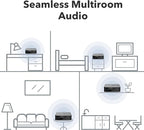 WiiM Ultra Music Streamer & Digital Preamp | 3.5" Touchscreen, Compatible with Google Cast & Alexa, Stream Spotify, Amazon Music, Tidal & More | HDMI ARC, Phono Input & Headphone Output | Silver