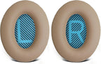Headphones Replacement Ear Pads,for Bose Quietcomfort QC35 35 ii Ear Pads with Softer Leather, Noise Isolation Foam-Khaki