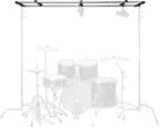 Glide Gear OH 150 Overhead Rig – for Camera, Lights – 4–12ft Modular Platform, Tripod/C-Stand Mounted, 20 lb Capacity
