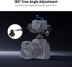 NEEWER Action Camera Cold Shoe Mount Adapter Compatible with GoPro Accessories Go Pro DJI Insta360 AKASO, Metal 1/4" Thread Hot Shoe Mount for Mini Tripod Selfie Stick, 180° Tilt, GP-63