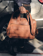 Leather briefcases Laptop Messenger Bags Best Office School College Satchel Bag for Men and Women