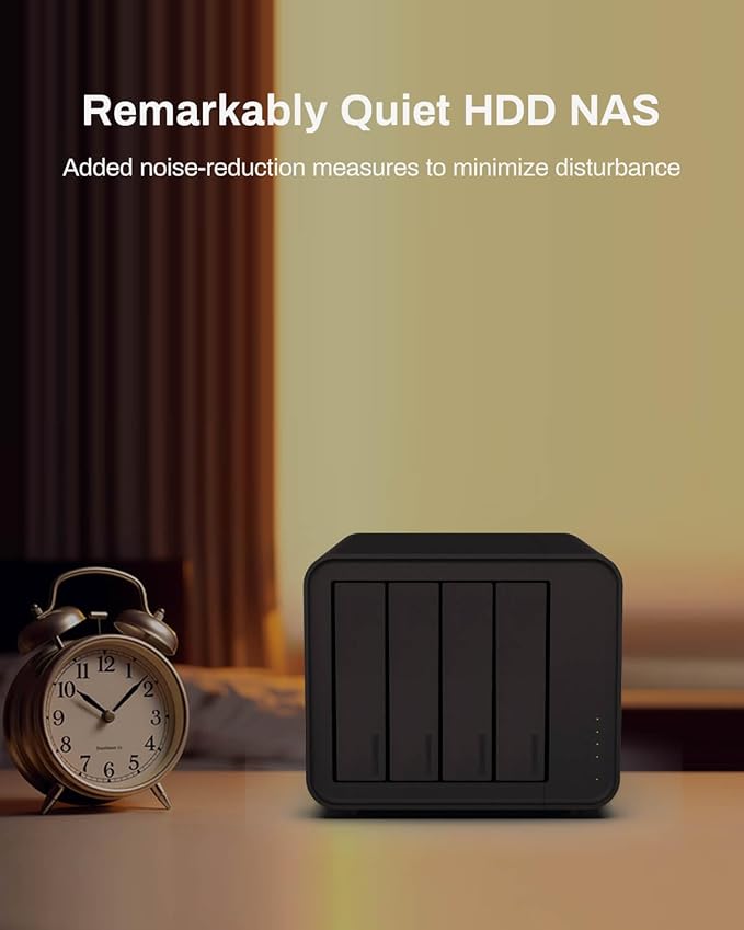 TERRAMASTER F4-424 Pro NAS Storage - 4Bay Core i3-N305 8-Core 8-Thread CPU, 32GB DDR5 RAM, 2.5GbE Port x 2, Network Attached Storage Peak Performance for Business (Diskless) Black