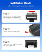 MLT-D209L Toner Cartridge Black 1-Pack High-Yield Replacement for Samsung MLT-D209L D209L 209L Compatible with Samsung SCX-4824 SCX-4824FN 4825 4826 2853 SCX-4826FN 4828 SCX-4828FN ML-2855 ML-2855ND