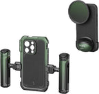 SmallRig x Brandon Li Mobile Video Kit Only for iPhone 16 Pro, Phone Cage with Lightweight Phone Case Kit, Rotatable Wireless QR Handles, 67MM Magnetic VND Filter Kit, Support for MagSafe - 5002