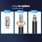 Mesh Fiber Stylus Pen Replacement Tips (20 Pcs) for Capacitive Touch Screen, High Sensitivity, Soft, No Scratch, Slow wear, Smartphone,Tablet Stylus Fibre Nibs
