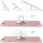 Bonoma Finger Ring Stand, 3 Pack Butterfly 360 Degree Rotation Phone Ring Stand Grip Holder Compatible with Smartphones and Tablets