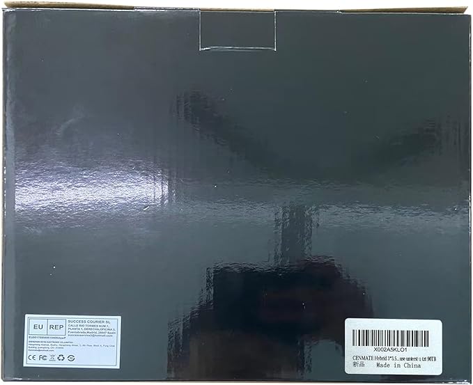 Hybrid 3*2.5/3.5" SATA HDD/SSD(2 HDDs Support 4 RAID Mode)+3* M / B+M Key M.2 NVMe Enclosure with Fan, USB A/C 3.2 Gen 2, Hard Drive Enclosure Support 90TB(3*22TB HDD+3*8TB 2230/42/60/80/110 SSDs)