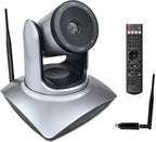 TOALLIN Wireless PTZ Conference Room Camera, 3X Optical Zoom Streaming Camera, 1080P Full HD Wireless Webcam for Video Conferencing/Live Streaming/Church Services Worship/Online Education