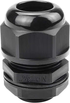 XHF 2 Pcs 3/4" IP68 Strain Relief Nylon Cord Grip NPT Cable Glands Adjustable UL Listed and RoHS Compliant (Black)