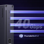 UGREEN Revodok Max 208 Thunderbolt 4 Dock 8-in-1 40Gbps TB4 Hub 3 x TB 4 Dual 4K@60Hz or Single 8K Display, 85W Charging, Gigabit Ethernet, 3 x USB A 3.2 for Mac M1/M2/M3/M4 Pro/Max