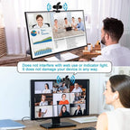 2 Pack Universal Webcam Cover, Desktop Computer External Webcam Lens Covers Shutter Cap Hood, Streaming Web Camera Privacy Cover Clip Compatible with Logitech HD Pro Webcam C270/C615/C920/C930e/C922X