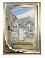 VKX Adjustable DIY Magnetic Window Screen, Fiberglass Mesh, Strong(720GS) Magnetic Strips, White Frames Grey Mesh, Suitable for Various Types of Screen Windows (59"x39")
