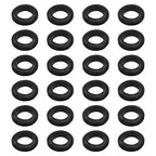 24 Pcs Rubber Grommets, 5/8" Inside Diameter 3/4" Drill Hole Rubber Wire Grommets O Ring Grommets for Wire, Firewall, Cables, Plugs, Automotive(Black)