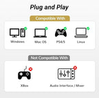 TONOR USB Microphone for PC, Cardioid Condenser Computer Mic with Tripod Stand, Pop Filter, Shock Mount for Gaming, Streaming, Podcasting, YouTube