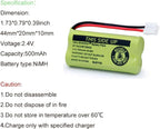 GEILIENERGY BT18433 BT28433 BT184342 BT284342 BT183348 BT283348 BT-1011 Replacement Battery Compatible for Phone CS6209 CS6219 CS6229 DS6151 89-1330-01-00 CPH-515D(Pack of 3)