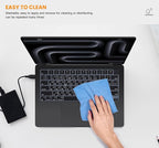Russian Keyboard Cover Skin for 2024 2023 2022 2021 Apple MacBook Pro 14 A3112 A3401 A3185 A2992 A2918 A2442 A2779, MacBook Pro 16 A3403 A3186 A2991 A2485 A2780 M4 M3 M2 M1 Pro Max Protector-Black