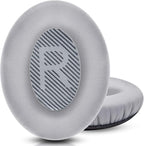 QOQOON Professional Headphone Replacement Ear Pads for Bose QuietComfort 35 QC 2 15 25 Earpads Cushion for QC2 QC15 QC25 SoundTrue SoundLink Around-Ear Headphones Ear Pads with Memory Foam (Grey)